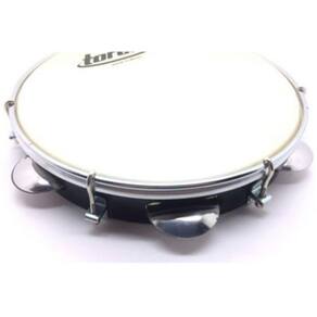 Pandeiro 10 Torelli Abs Pele Animal Tp300 Preto