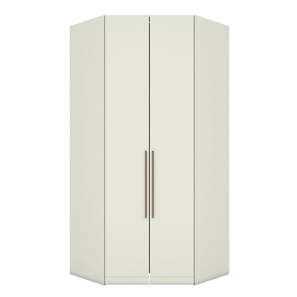 Armário de Canto Closet 2 Portas Seletto Areia - Henn