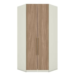 Armário de Canto Closet 2 Portas Seletto Areia Jequitibá - Henn