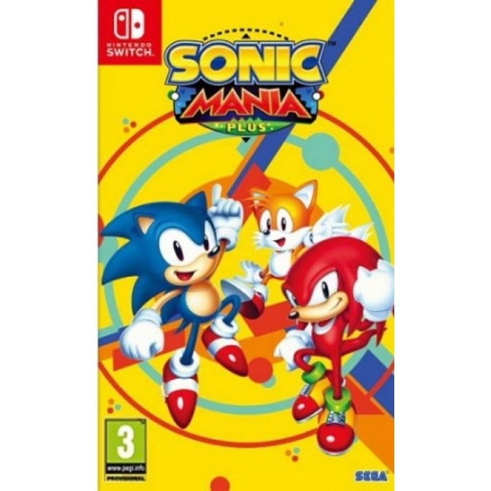 Sonic Mania Plus (Físico, Europeu) - SWITCH