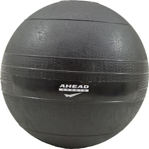 Bola Slam Ball 3Kg em Borracha Texturizada Preta 23cm