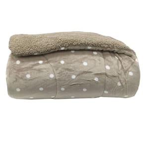 Edredom Capetown Poa King 2,60cm X 2,40cm Bege/Branco