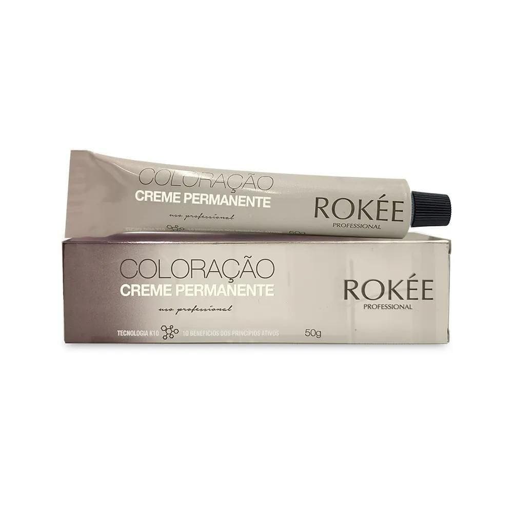 Coloração ROKÉE 8.31 Louro Claro Bege Dourado - 50g