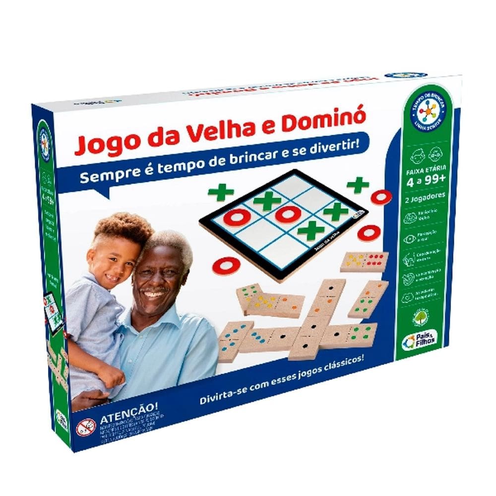 Jogo da Velha e Dominó Pais e Filhos