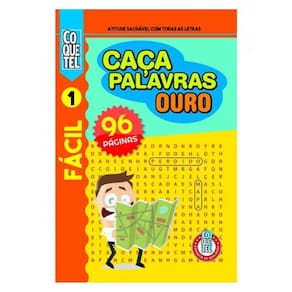 Livro Coquetel Caça-Palavras Ouro 1