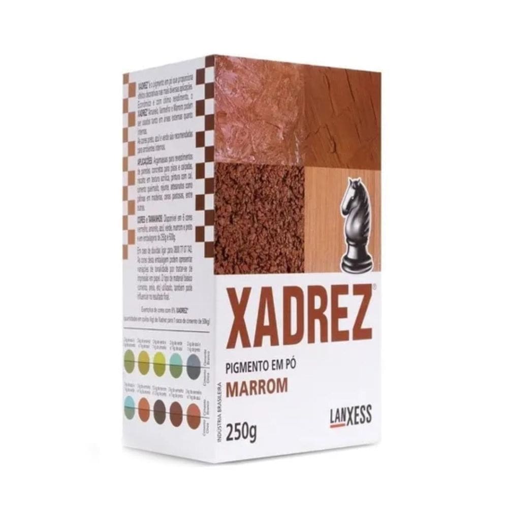Pigmento Em Pó Xadrez 250G Marrom