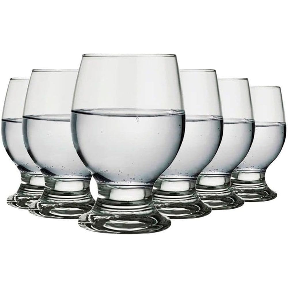 Jogo De Taça Para Água 250Ml Paulista 6 Peças - Transparent