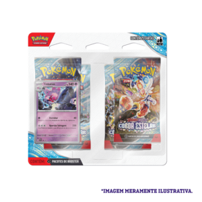 Blister Quadruplo Pokémon TCG Tinkaton Escarlate E Violeta 7 Coroa Estelar - Copag