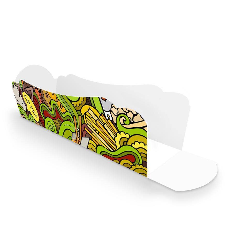 Embalagem Para Cachorro Quente Hotdog 19Cm - Verde 1000Un