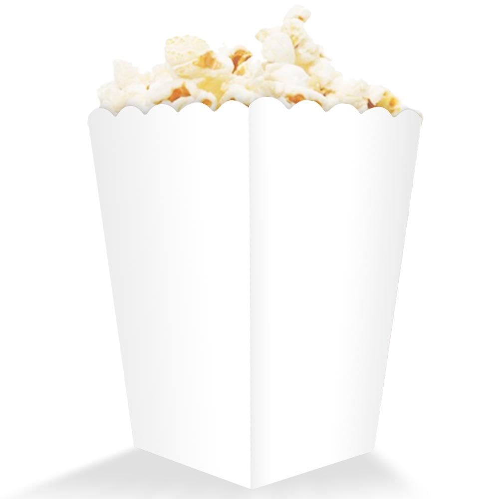 Caixa Caixinha para Pipoca Tamanho Mini 1000un Branca