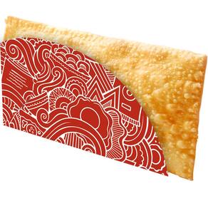 Caixinha Embalagem Pastel ou Tapioca 200un Vermelho