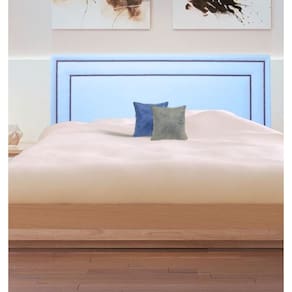 Cabeceira Queen Charlotti Dupla Tacha Corino Azul 160x65