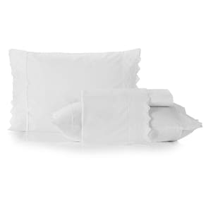 Jogo de Cama Casal 4 Peças Altenburg Provence Branco