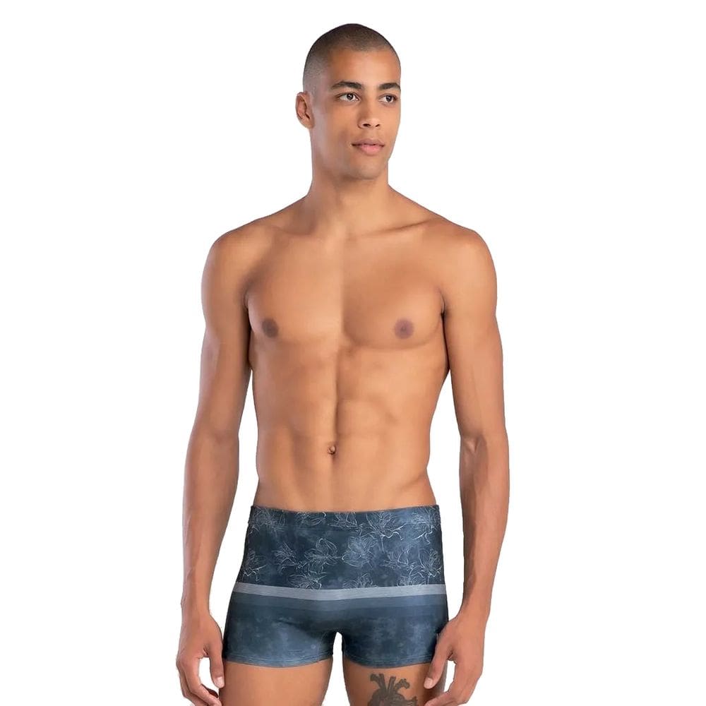 Sunga Boxer Mash Estampada Floral Shadow - 300.109