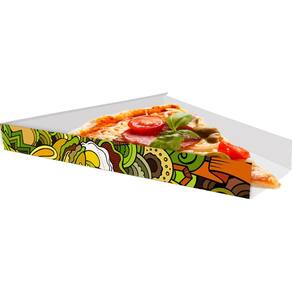 Caixa p/ Fatia de Pizza 500un Verde 2x17x18cm Duplex Klabin
