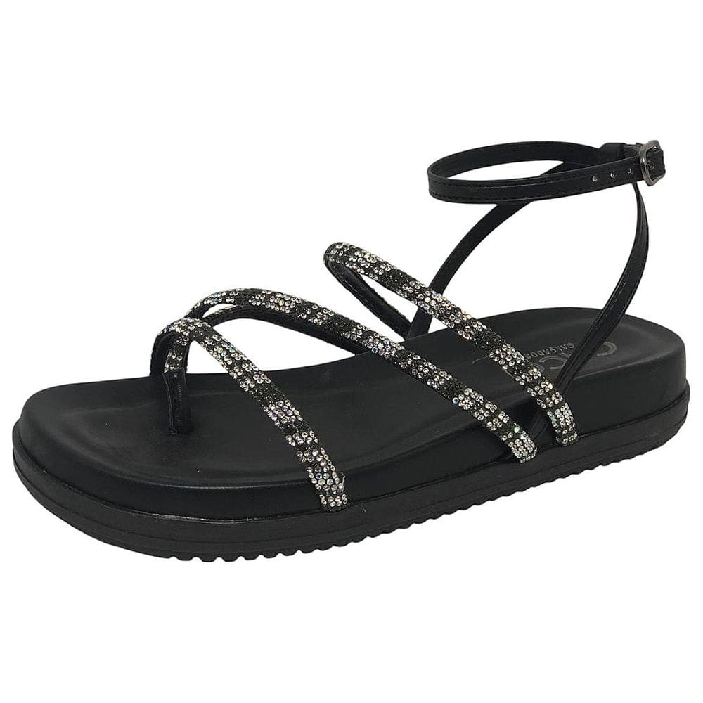 Sandália Feminina Flatform Charmosa Durável Social Cacci