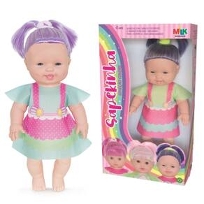 Boneca Bebê Sapekinha Colors Tuca Estilosa Brinquedo Menina