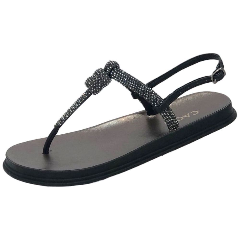 Sandália Falt de Dedo Conforto Cacci Feminina