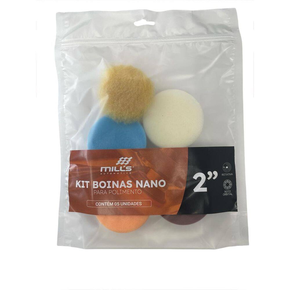 Kit de Boinas Nano 2" Com 5 unidades Mills