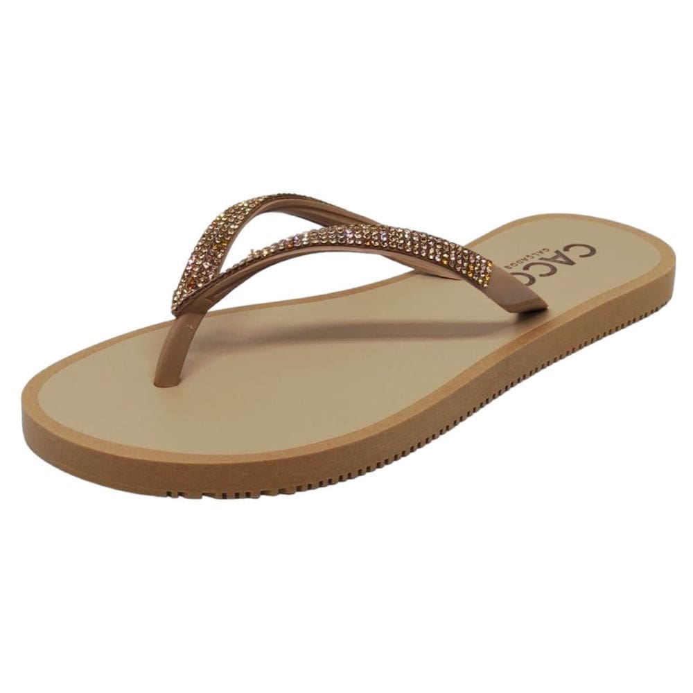 Chinelo Feminino de Dedo Casual Conforto Cacci