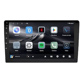 Central Multimídia Universal Adak G2 Tela de 9" QLED 2GB de RAM 64GB Android Auto e Carplay