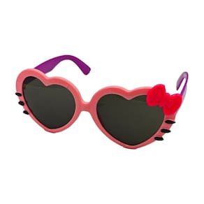Óculos De Sol Infantil De Coração Gatinho Moda Blogueirinha Fofinho