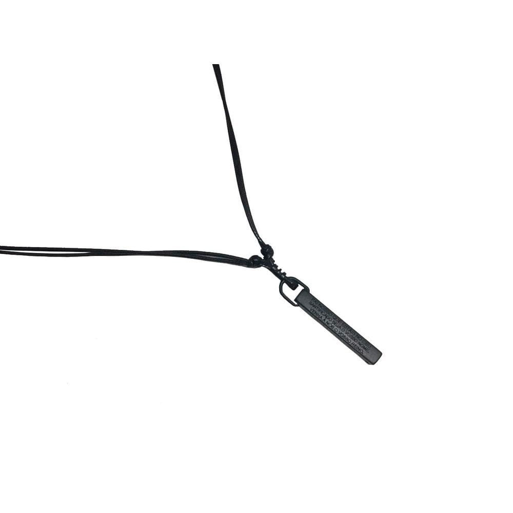 Colar Masculino Pai Nosso All Black Gospel Regulável