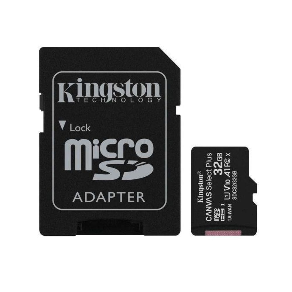 Cartão Kingston Micro SD Canvas Select Plus A1 100MB/s