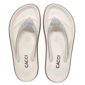 Chinelo Feminino Flat Moderno Conforto Tira Strass Cacci
