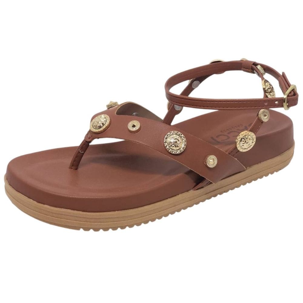 Sandália Feminina Flatform Elegante Social Cacci