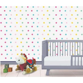 Adesivo Decorativo Infantil Para Quarto Bolinhas Coloridas