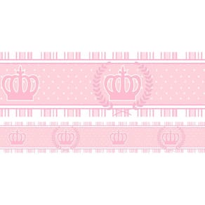 Faixa Decorativa Adesivo Border Infantil Menina Princesa