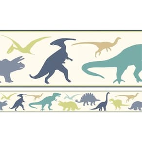 Faixa Decorativa Adesivo Border Quarto Infantil Dinossauros