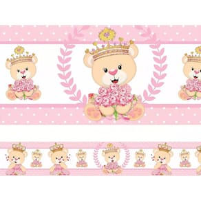 Kit 3 Faixas Decorativa Bonder Infantil Bebe Mania Ursa