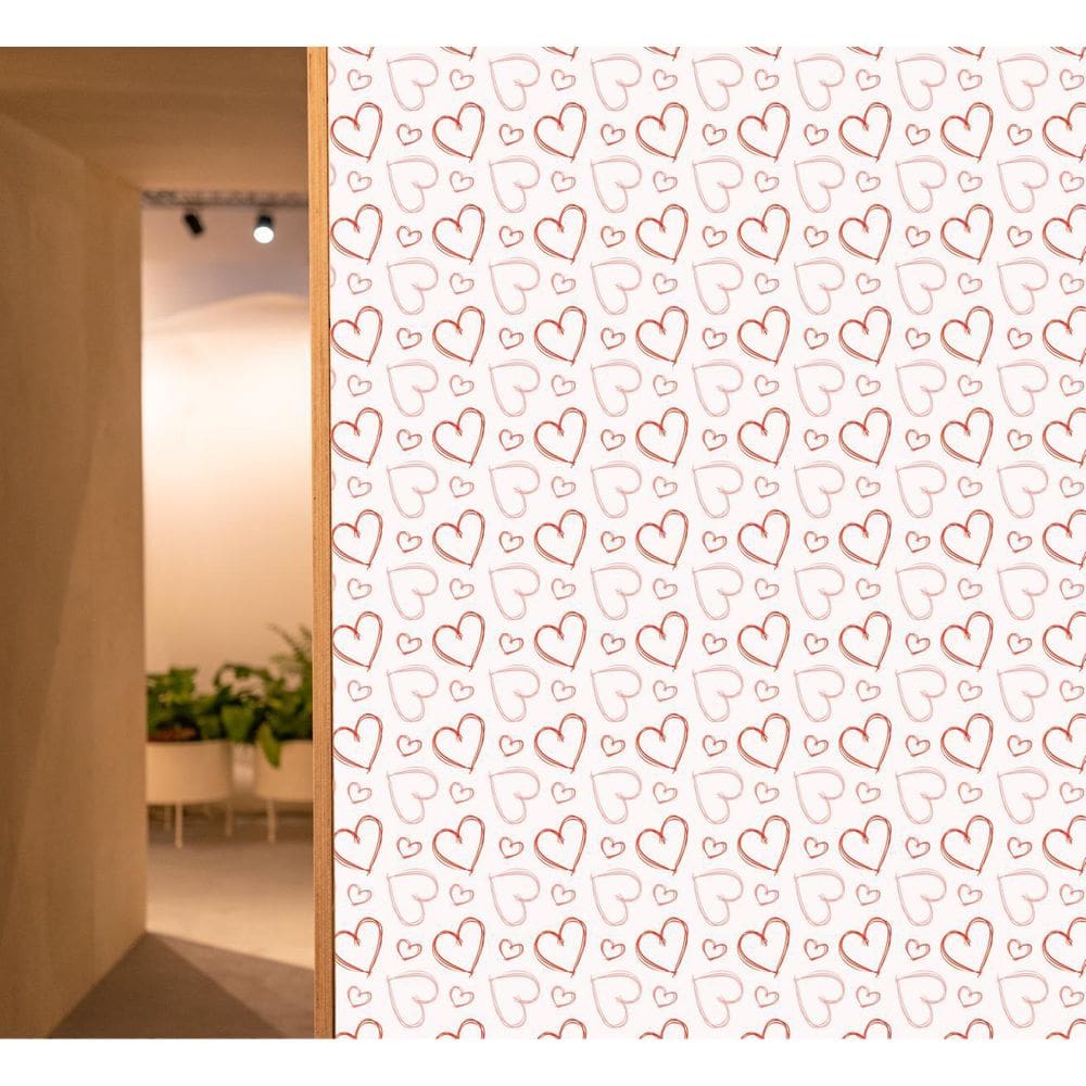 Papel De Parede Adesivo Decorativo Quarto Sala Corações 3M