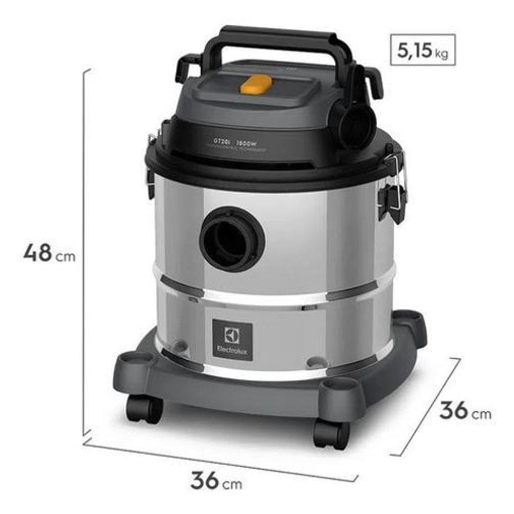 Aspirador Pó E Água Gt20I 20 Litros Inox Electrolux 220V Cor