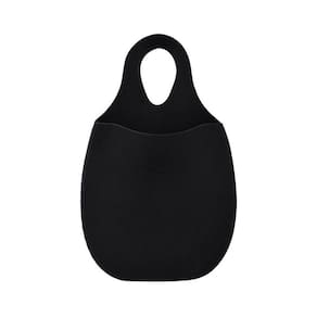 Lixeira para carro em neoprene - Preto / Azul