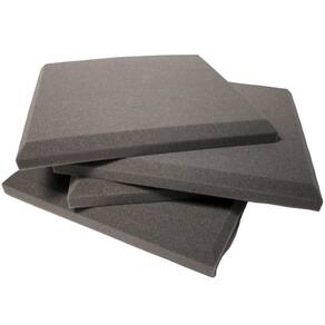 Placas Acústicas 2,0cm Auto Extinguível - Kit 17 - Cinza