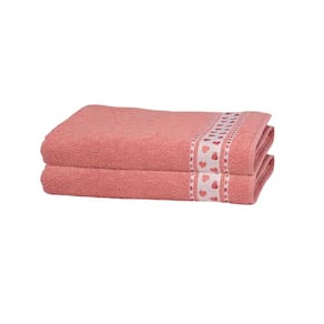 Kit 2 Toalhas De Rosto Jacquard Premium Döhler 50x80 Coração