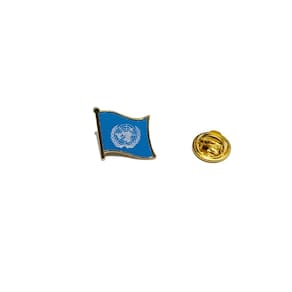 Pin da bandeira da Organização das Nações Unidas Onu