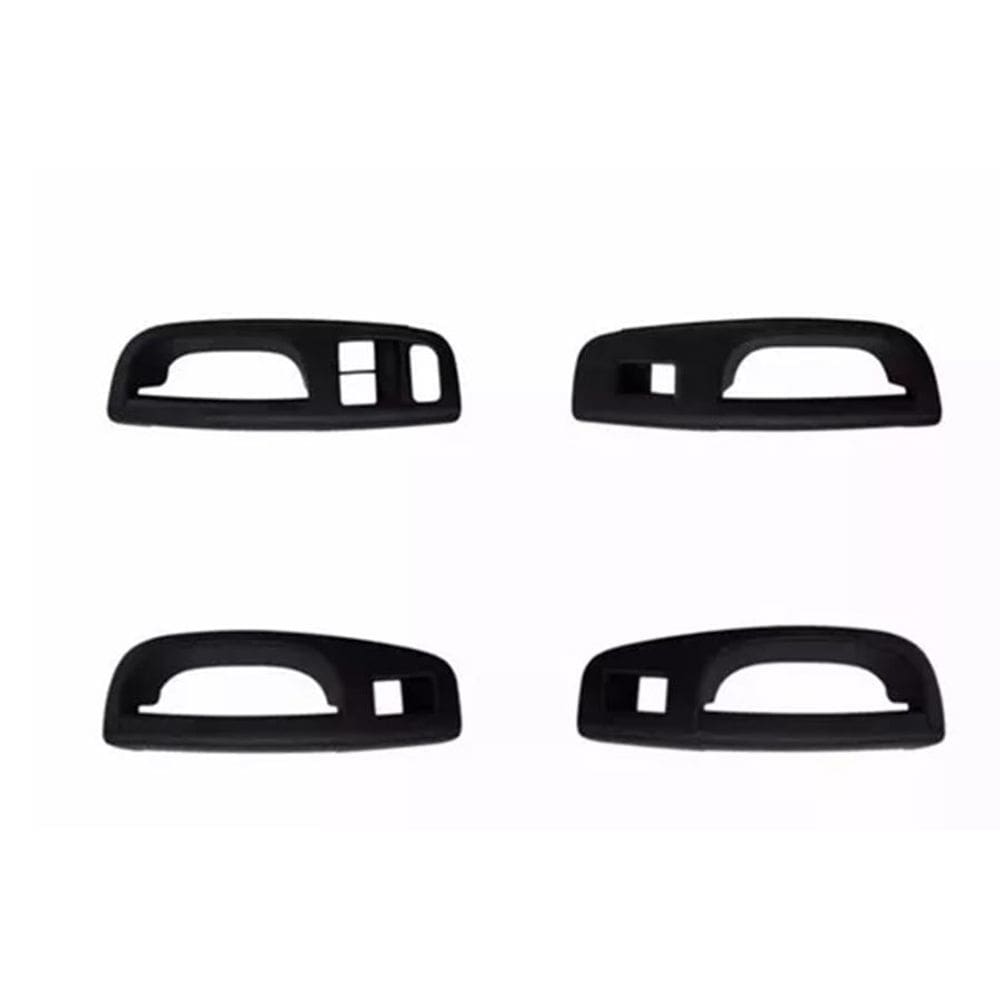 Kit Puxador Interno da Porta Gol G5 Vidro Elétrico Preto