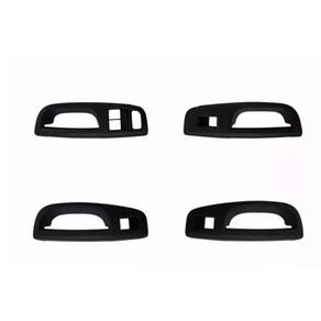 Kit Puxador Interno da Porta Gol G5 Vidro Elétrico Preto