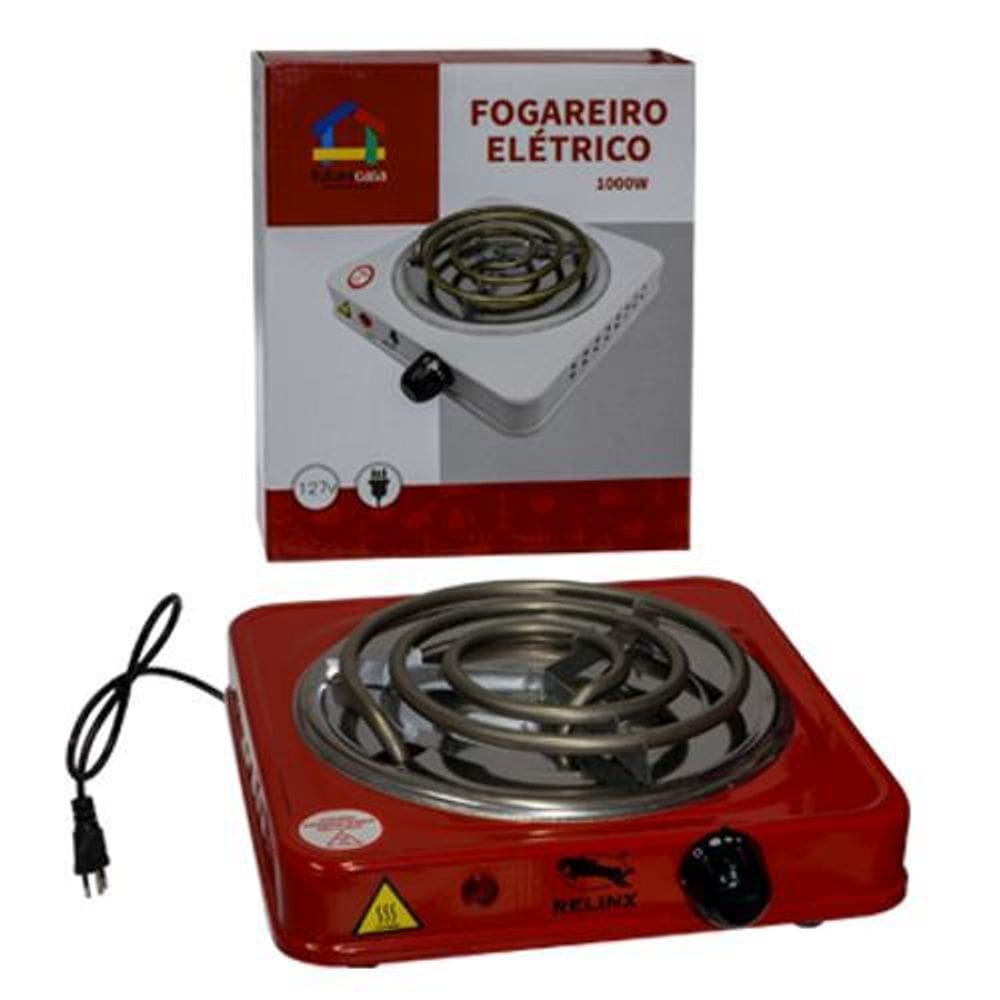 Fogareiro Elétrico Portátil 1000W 220V