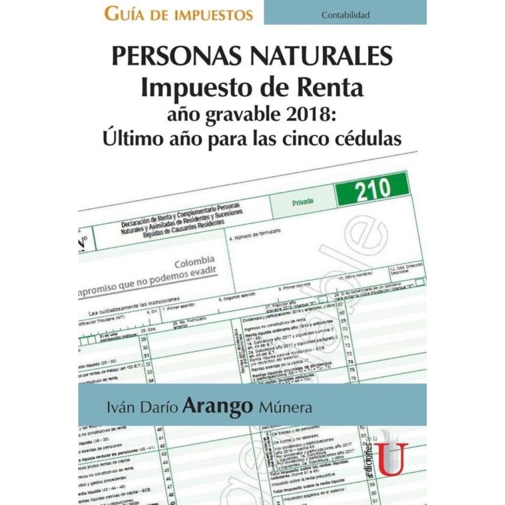 Impuesto de Renta personas naturales: RENTA CEDULAR - Espanhol
