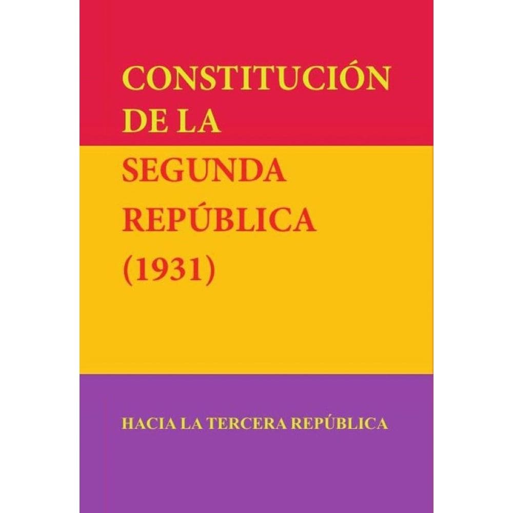 Constitución de la Segunda República 1931 - Espanhol