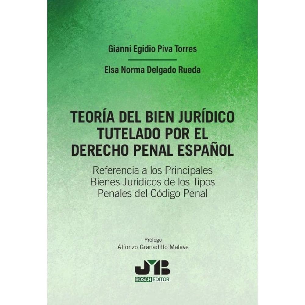 Teoría del bien jurídico tutelado por el Derecho penal español - Espanhol