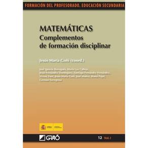 Matemáticas. Complementos de formacióndisciplinar - Espanhol