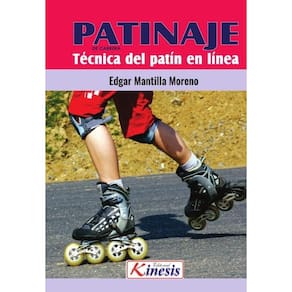 Patinaje de carreras. Técnica del patinaje sobre ruedas. Patin en línea - Espanhol