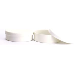 Latinha Plástico Mint To Be Branco 5X1Cm 50 Unidades