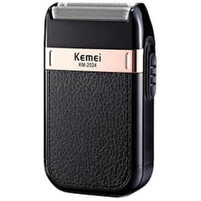 Barbeador Kemei 2024 Preto Recarregável 100V/240V